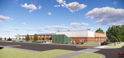 Board rendering for the Colorado Springs Senior Center