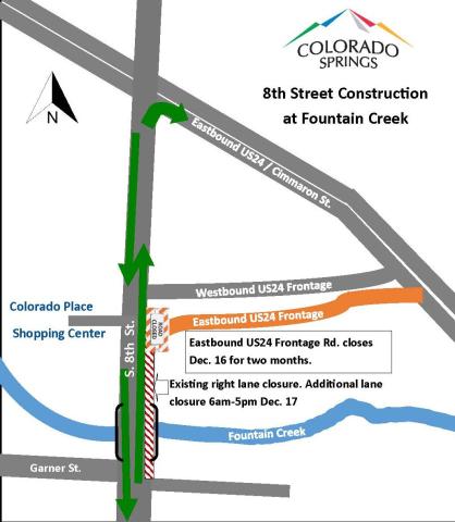 Map of the new traffic configuration after Dec. 16. See text below the following header to read details.
