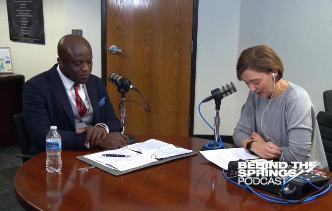 Mayor Yemi and Jen Schreuder