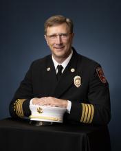 CSFD portrait of Deputy Chief of Operations Justin White